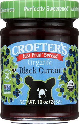 Crofters Organic Just Fruit Spread Black Currant