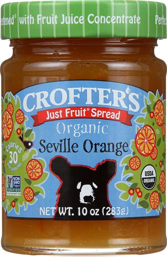 Crofters Organic Just Fruit Spread Seville Orange -- 10 oz