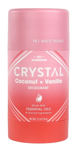 Crystal Magnesium Enriched Deodorant Stick Coconut & Vanilla