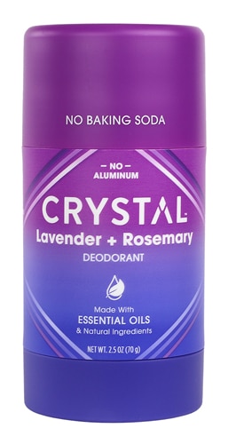 Crystal Magnesium Enriched Deodorant Stick Lavender + Rosemary