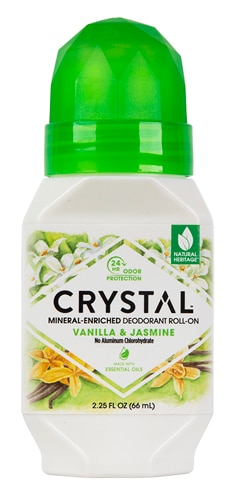 Crystal Mineral Deodorant Roll-On Vanilla Jasmine