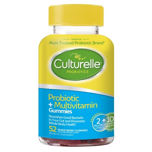 Culturelle Adult Probiotic plus Multivitamin Gummies Mixed Berry -- 52 Gummies