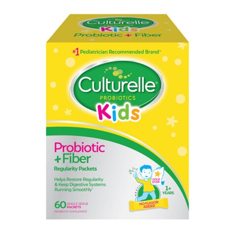 Culturelle Probiotics Kids Probiotic + Fiber Regularity Packets -- 60 Packets