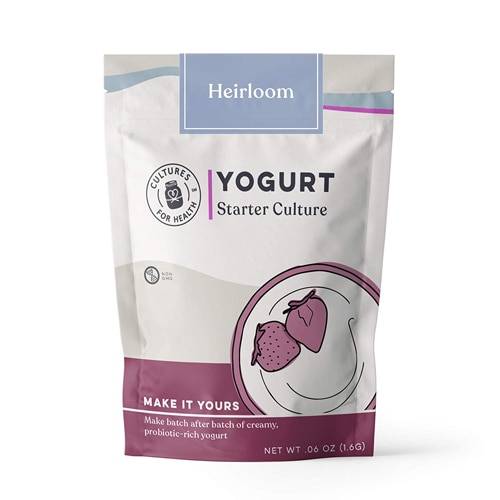 Cultures For Health Non-GMO Yogurt Starter Culture Heirloom Varieties