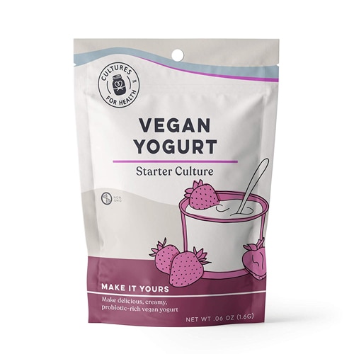 Cultures For Health Non-GMO Yogurt Starter Culture Strawberry -- 4 Packets
