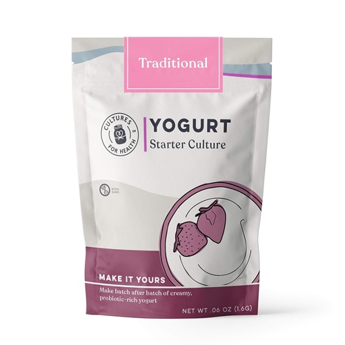 Cultures For Health Non-GMO Yogurt Starter Culture Traditional -- 4 Packets
