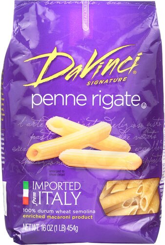 DaVinci Short Cut Penne Rigate -- 16 oz