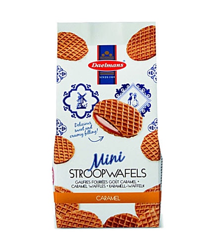 Daelmans Mini Stroop Wafels Caramel -- 7.04 oz