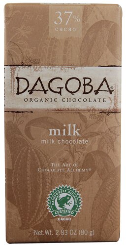 Dagoba Organics Milk Chocolate Bar -- 2.83 oz