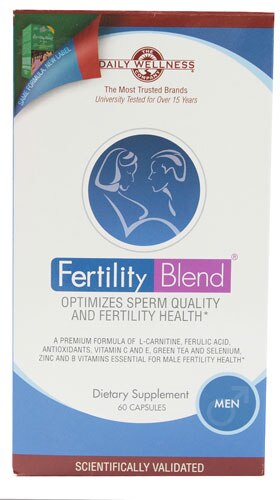Daily Wellness Company Fertility Blend for Men -- 60 Capsules