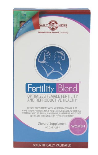 Daily Wellness Company Fertility Blend for Women -- 90 Capsules