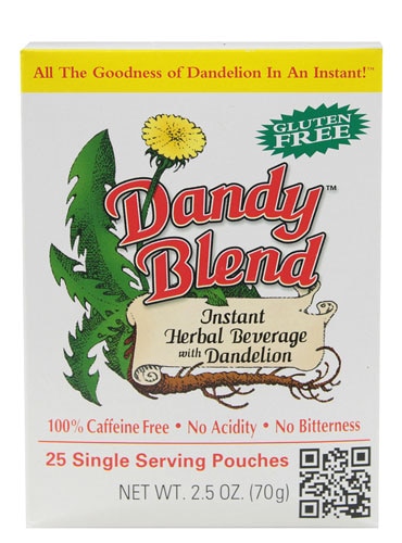 Dandy Blend Instant Herbal Beverage with Dandelion -- 25 Pouches