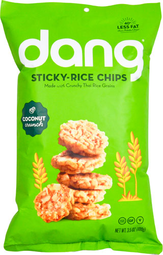 Dang Sticky-Rice Chips Gluten Free Coconut Crunch -- 3.5 oz