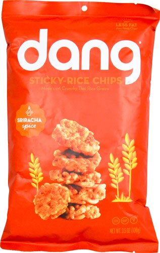 Dang Sticky-Rice Chips Gluten Free Sriracha Spice -- 3.5 oz