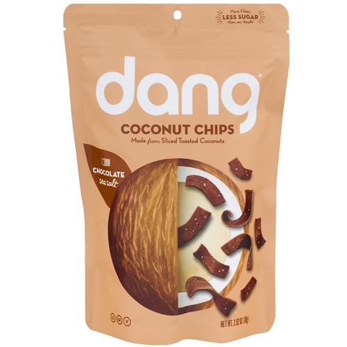 Dang Toasted Coconut Chips Chocolate Sea Salt -- 2.82 oz
