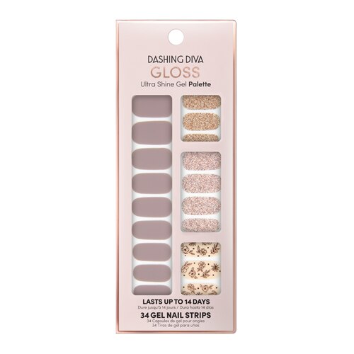 Dashing Diva GS45 Gloss Ultra Shine Gel Palette Nail Strip - Lavender Dreams