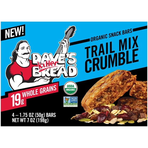 Dave's Killer Bread Organic Snack Bars Trail Mix Crumble