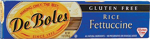 DeBoles Gluten Free Rice Fettuccine -- 8 oz