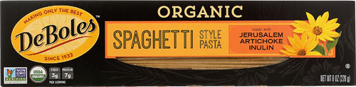 DeBoles Organic Spaghetti Style Pasta -- 8 oz