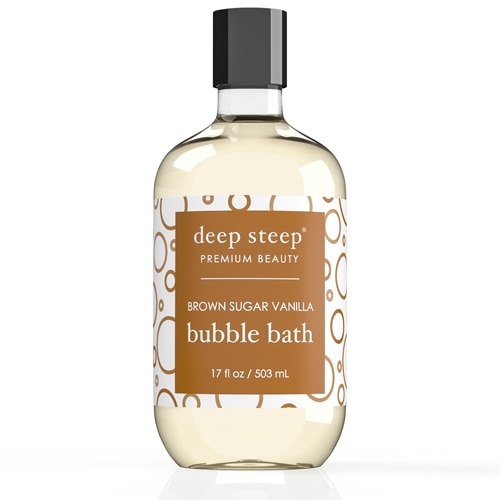 Deep Steep Premium Beauty Classic Bubble Bath Brown Sugar Vanilla -- 17 fl oz