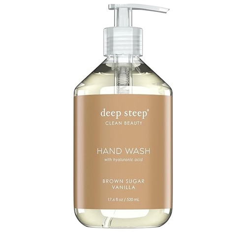 Deep Steep Premium Beauty Classic Liquid Hand Wash Brown Sugar Vanilla -- 17.6 fl oz