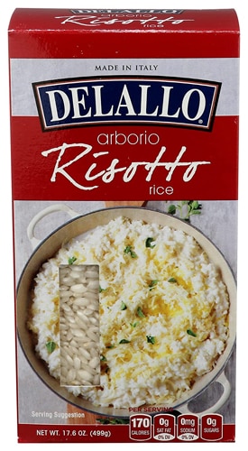 Delallo Arborio Risotto Rice -- 17.6 oz