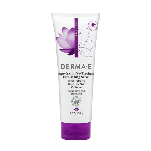 Derma E Crepey Skin Pre-Treatment Exfoliating Scrub -- 6 oz