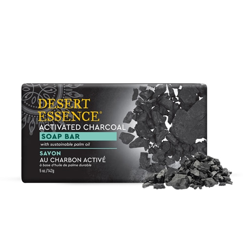 Desert Essence Activated Charcoal Soap Bar