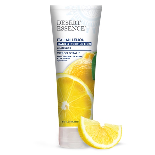 Desert Essence Energizing Hand & Body Lotion Italian Lemon