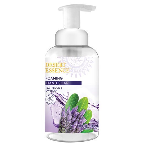 Desert Essence Foaming Hand Soap Pods Starter Kit - Tea Tree Oil & Lavender