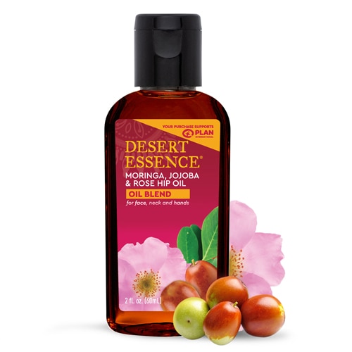 Desert Essence Moringa Jojoba & Rose Hip Oil