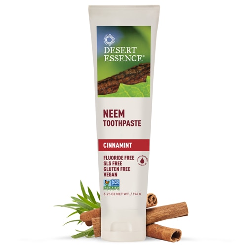 Desert Essence Natural Neem Toothpaste Cinnamint