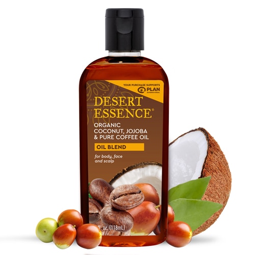 Desert Essence Organic Coconut Jojoba & Pure Coffee Oil
