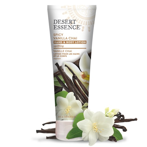 Desert Essence Organics Uplifting Hand and Body Lotion Spicy Vanilla Chai