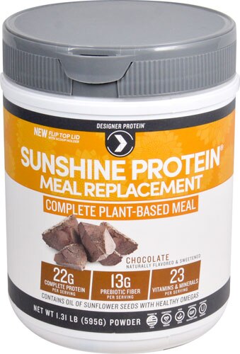 Designer Protein Sunshine Protein Meal Replacement Chocolate -- 1.31 lbs