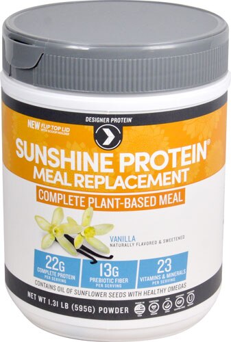Designer Protein Sunshine Protein Meal Replacement Vanilla -- 1.31 lbs