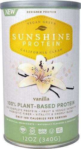 Designer Protein Sunshine Protein™ Vanilla -- 12 oz