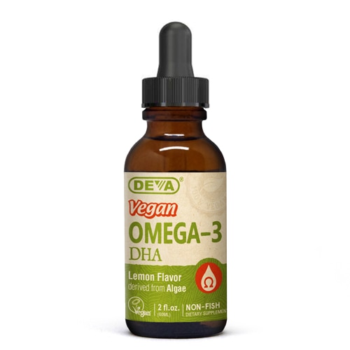 Deva Vegan Omega-3 DHA from Algae Lemon -- 2 fl oz - Vitacost