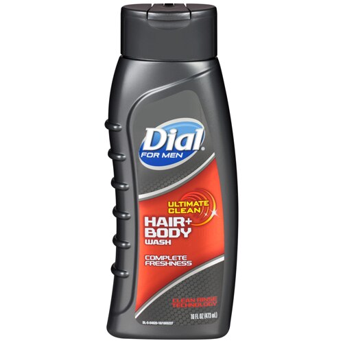 Dial For Men Ultimate Clean Hair & Body Wash Unscented 16 fl oz