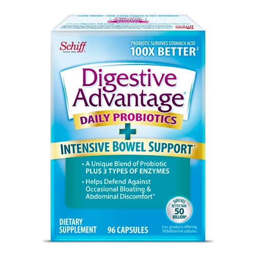 Digestive Advantage Daily Probiotic + Intensive Bowel Support