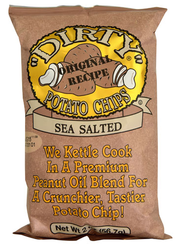 Dirty Potato Chips Original Recipe Potato Chips Sea Salt -- 2 oz