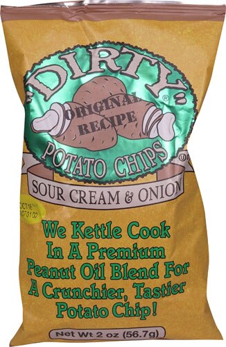 Dirty Potato Chips Original Recipe Potato Chips Sour Cream &amp; Onion -- 2 oz