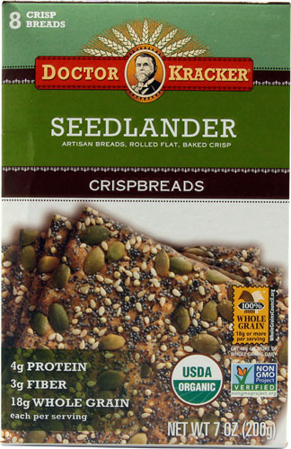 Doctor Kracker Organic Seedlander® Crispbreads -- 7 oz