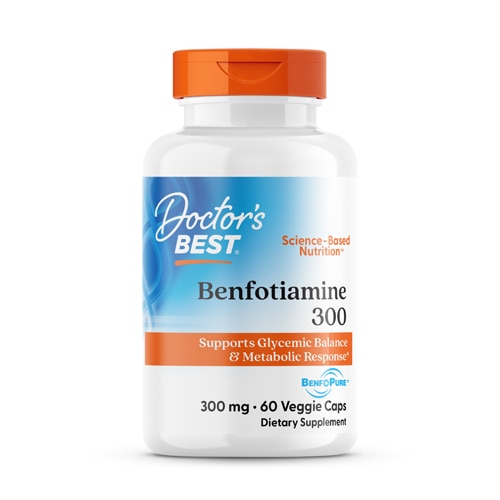 Doctor's Best Benfotiamine 300 Fat-Soluble Vitamin B1