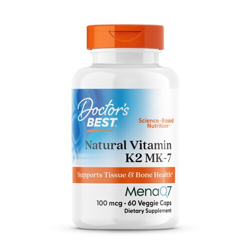 Doctor's Best Natural Vitamin K2 MenaQ7® -- 100 mcg - 60 Veggie Caps