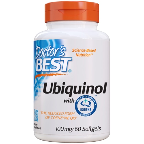 Doctor's Best Ubiquinol with Kaneka's QH® -- 100 mg - 60 Softgels