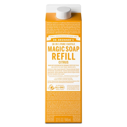 Dr. Bronner's 18-IN-1 Pure-Castile Magic Soap Citrus