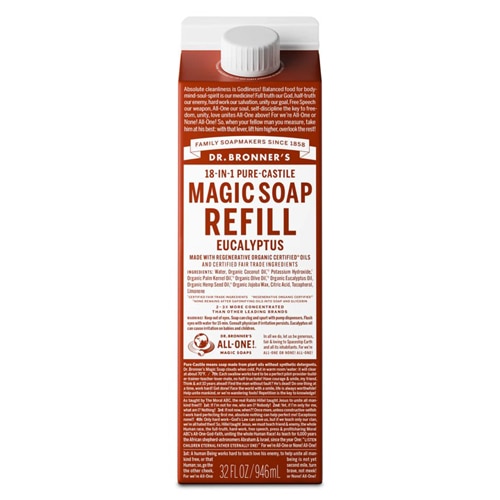 Dr. Bronner's 18-IN-1 Pure-Castile Magic Soap Eucalyptus