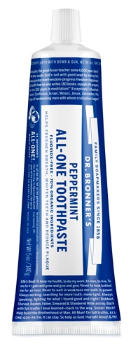 Dr. Bronner's All-One Toothpaste Peppermint