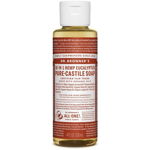 Dr. Bronner's Organic Pure-Castile Liquid Soap Eucalyptus -- 4 fl oz